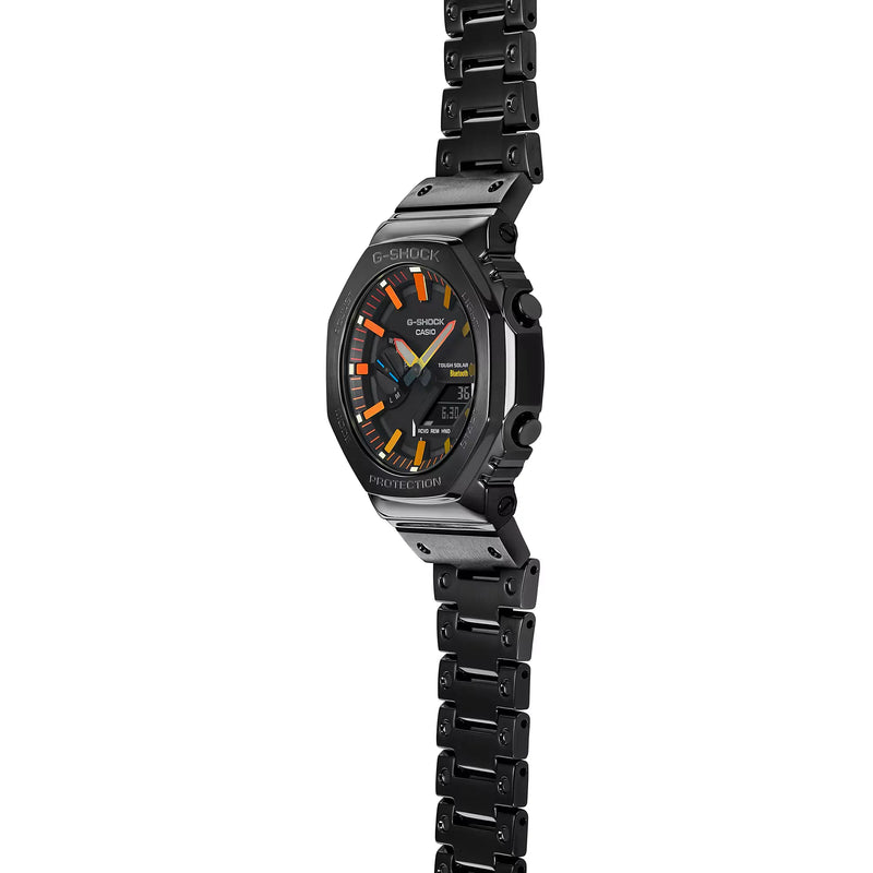 Casio G-Shock Analog-Digital GM-B2100BPC-1ADR CasiOak Bluetooth & Gradation Dial Black Stainless Steel Men's Watch detail view