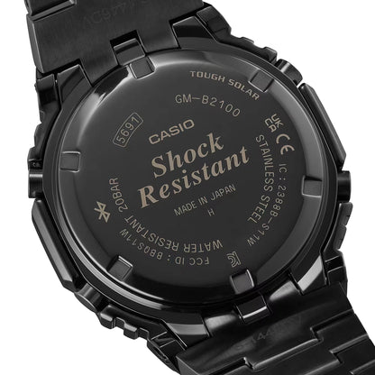 Casio G-Shock Analog-Digital GM-B2100BPC-1ADR CasiOak Bluetooth & Gradation Dial Black Stainless Steel Men's Watch