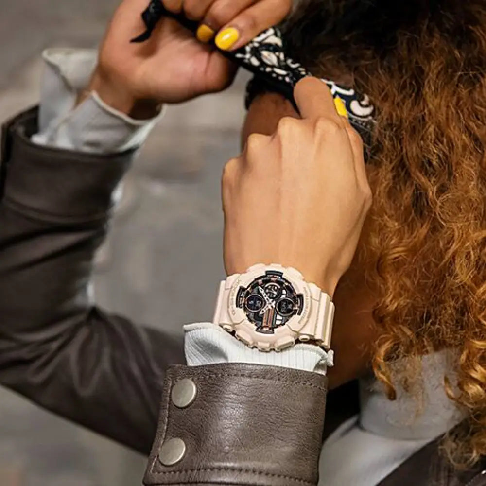 Casio G-Shock Casual GMA-S140M-4ADR Black Dial Resin Women's Watch