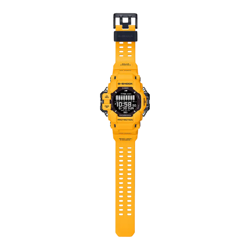 Casio G-Shock Range GPR-H1000-9DR Black Dial Resin Men's Watch detail view