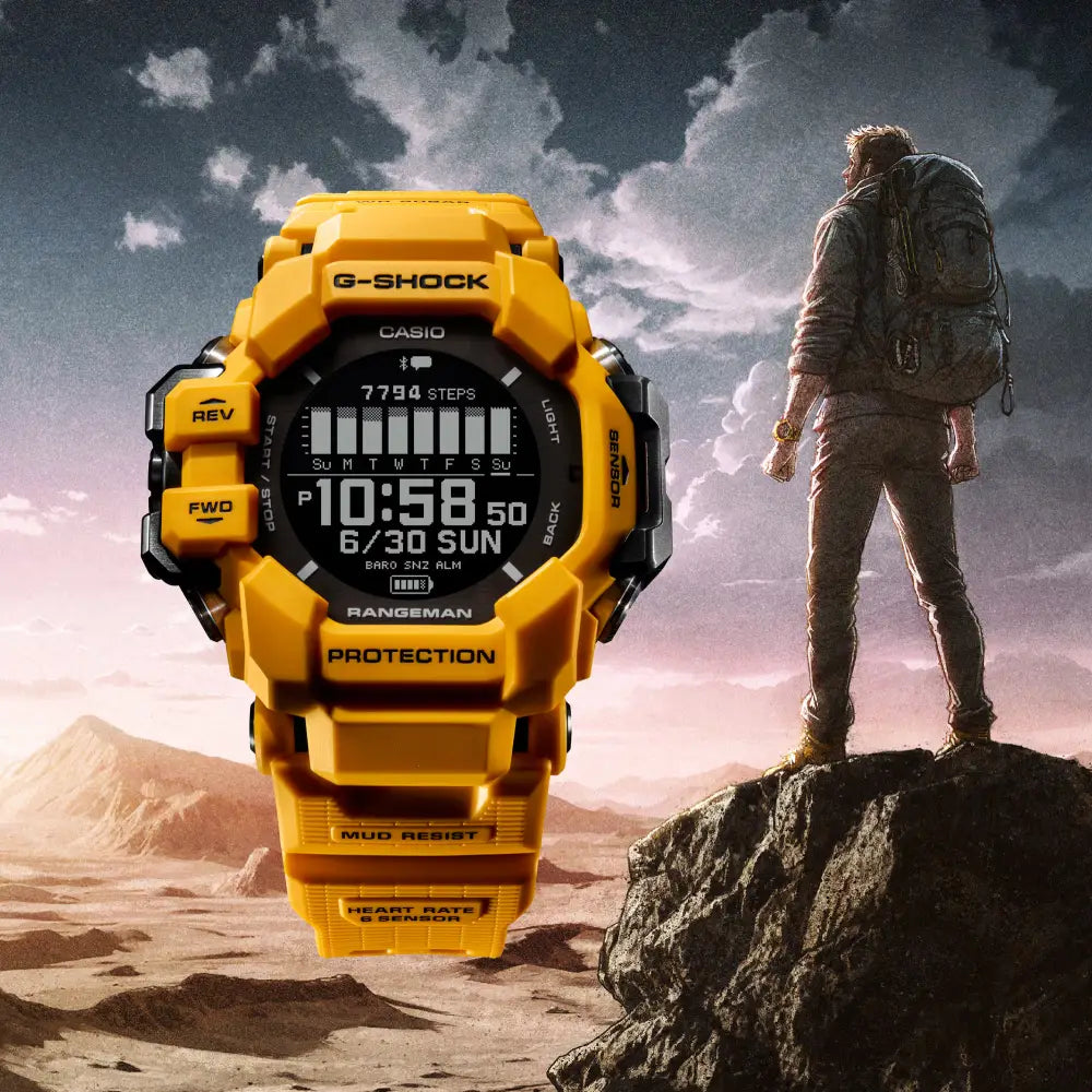 Casio G-Shock Range GPR-H1000-9DR Black Dial Resin Men's Watch