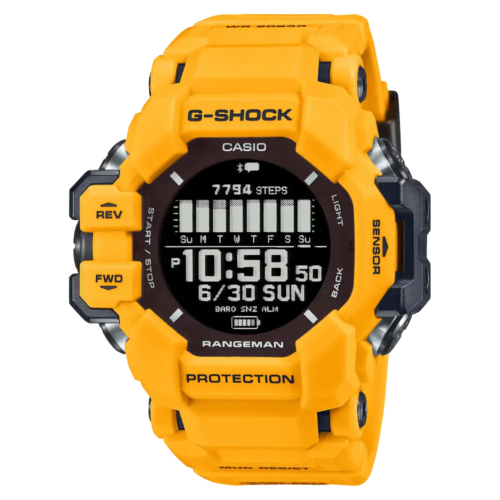 Casio G-Shock Range GPR-H1000-9DR Black Dial Resin Men's Watch