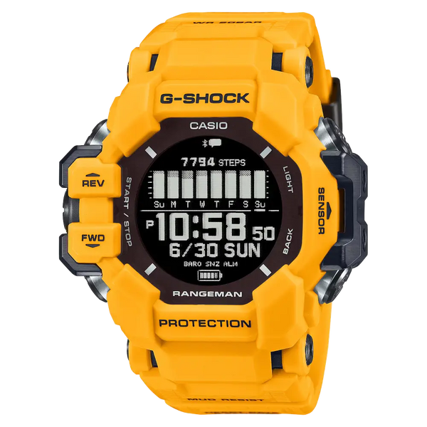 Casio G-Shock Range GPR-H1000-9DR Black Dial Resin Men's Watch