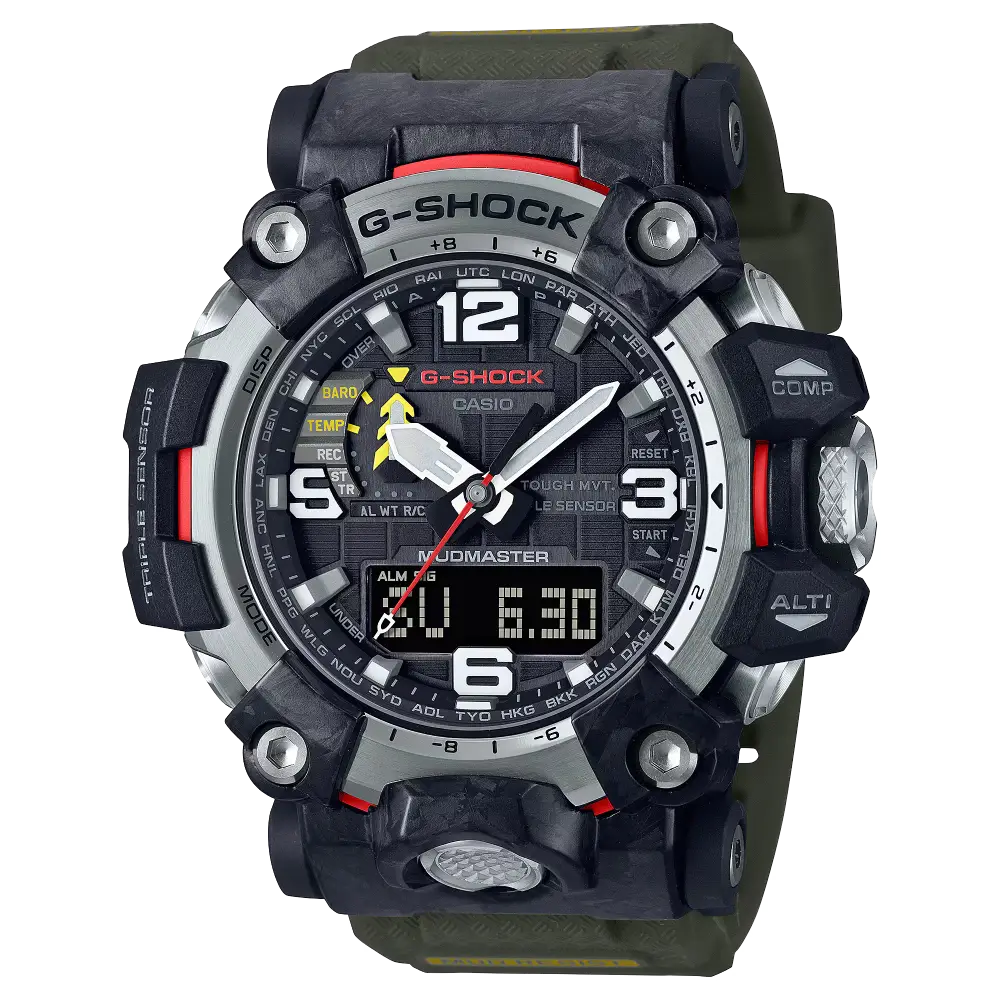 Casio G-Shock Master of G Mudmaster GWG-2000-1A3DR Black Dial Men's Watch