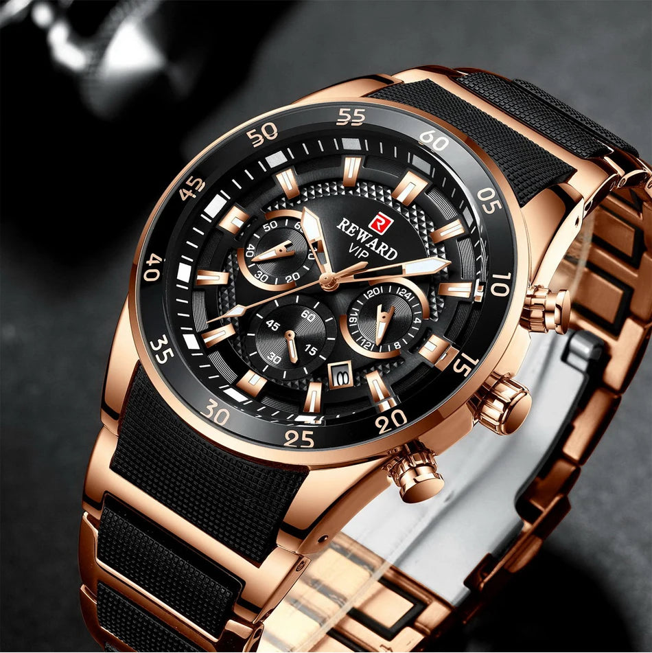 Power on Your Wrist – REWARD Oversized Luxury Sports Watch