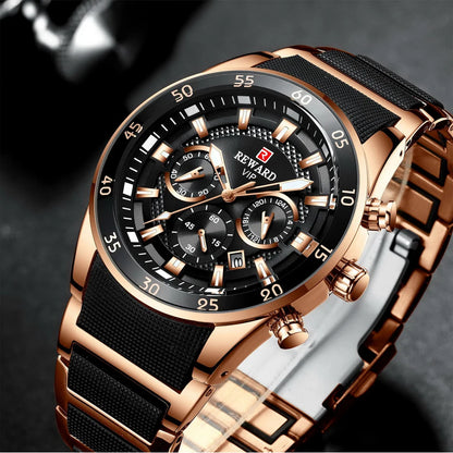 Power on Your Wrist – REWARD Oversized Luxury Sports Watch
