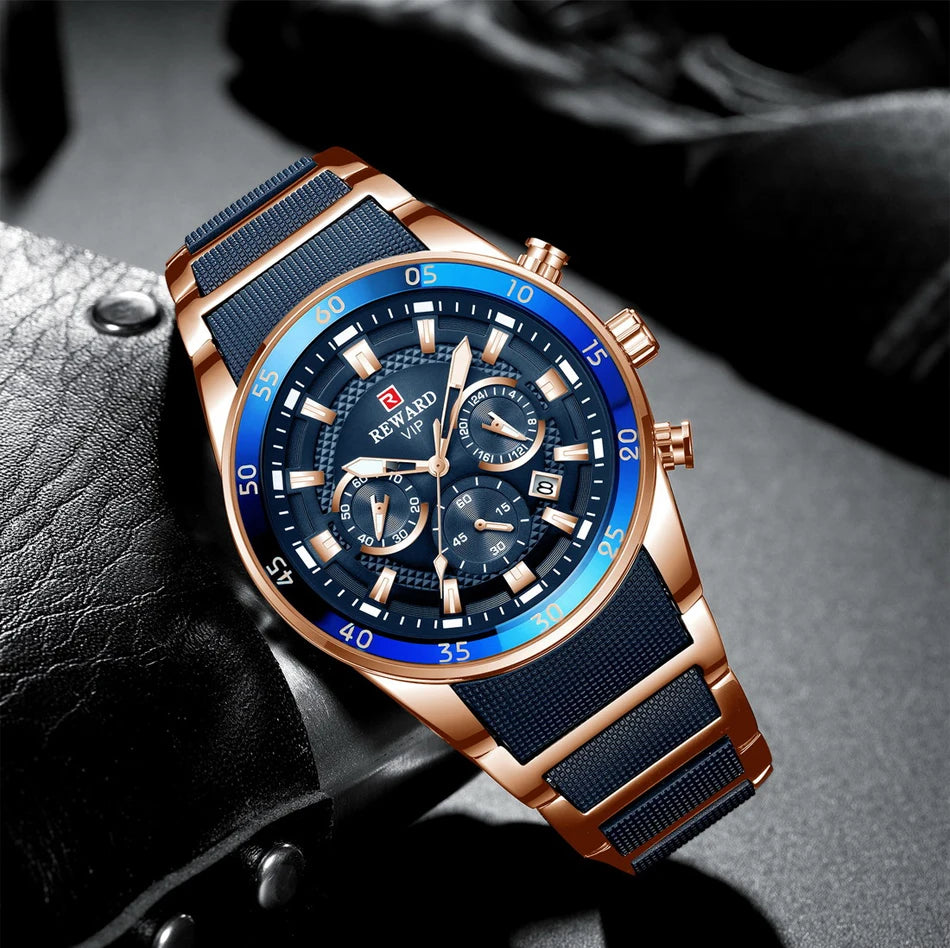 Power on Your Wrist – REWARD Oversized Luxury Sports Watch