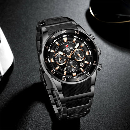 Power on Your Wrist – REWARD Oversized Luxury Sports Watch