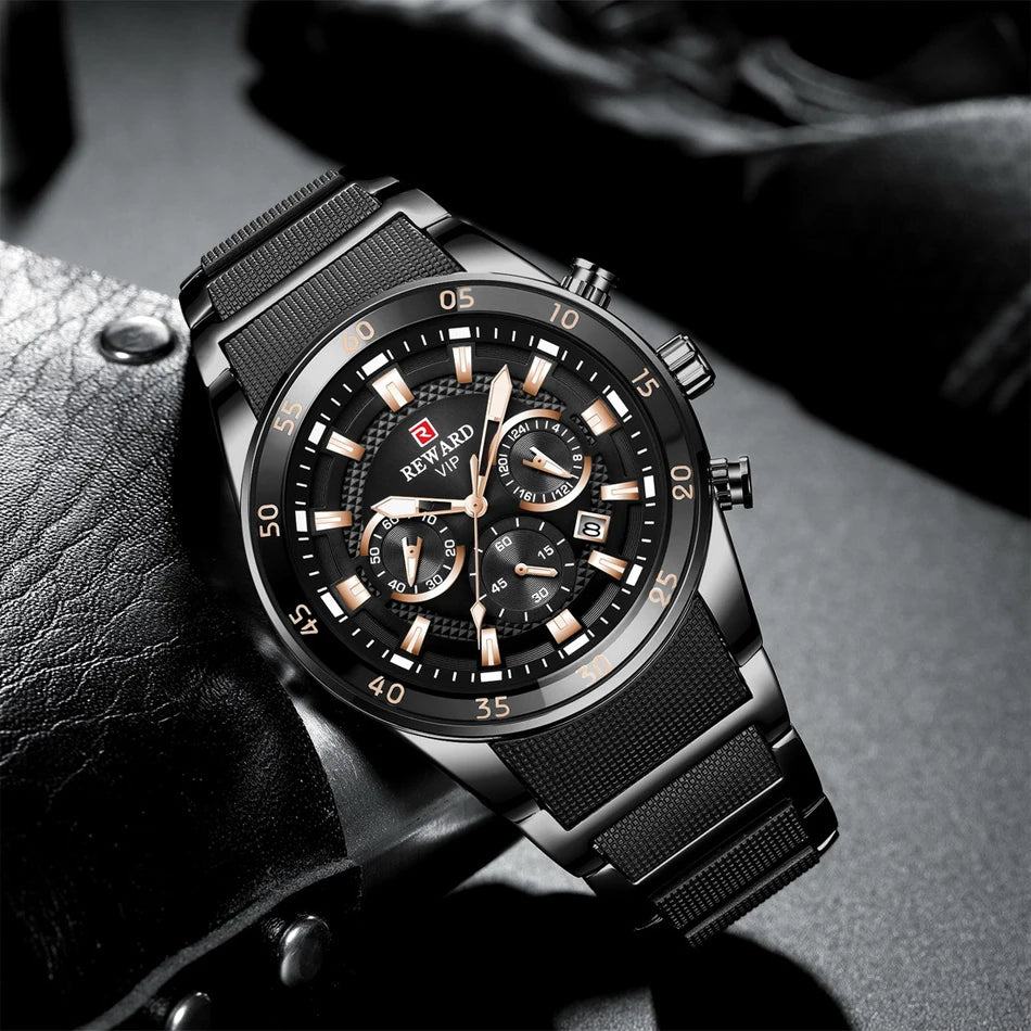 Power on Your Wrist – REWARD Oversized Luxury Sports Watch