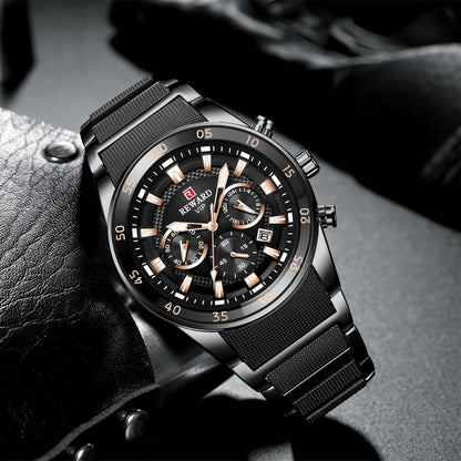 Power on Your Wrist – REWARD Oversized Luxury Sports Watch
