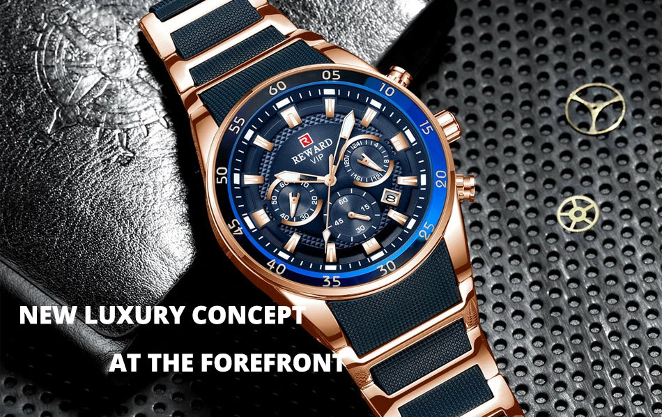 Power on Your Wrist – REWARD Oversized Luxury Sports Watch