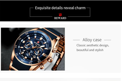 Power on Your Wrist – REWARD Oversized Luxury Sports Watch