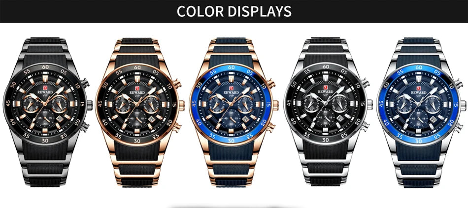 Power on Your Wrist – REWARD Oversized Luxury Sports Watch