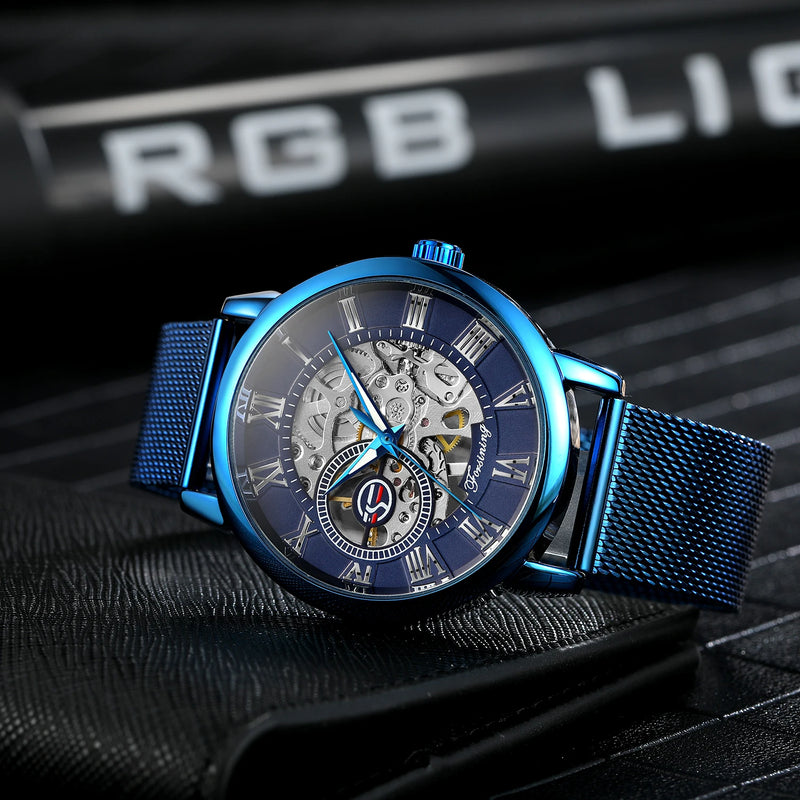 Timeless Power – Forsining Luxury Mechanical Watch for Men detail view