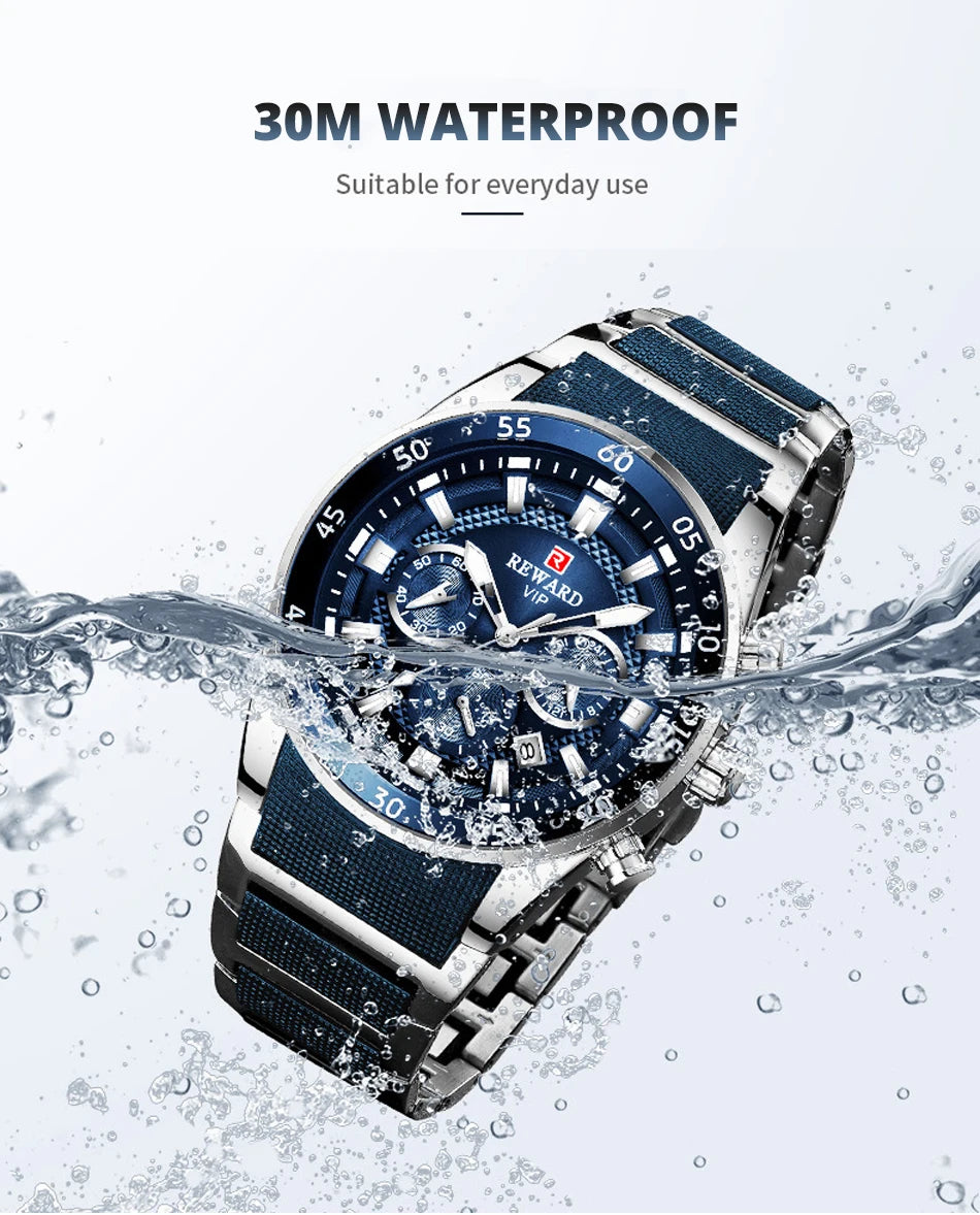 Power on Your Wrist – REWARD Oversized Luxury Sports Watch