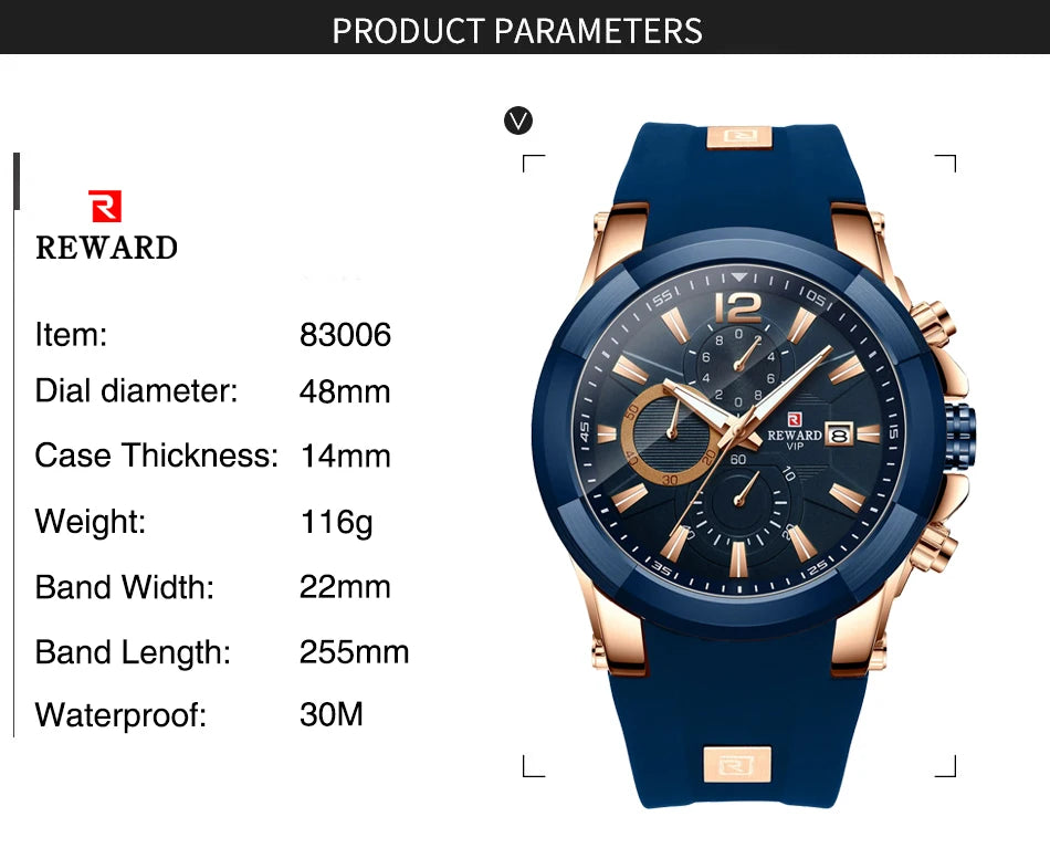 REWARD Chronograph Watch – Bold. Stylish. Built for Everyday Power