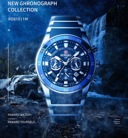 Power on Your Wrist – REWARD Oversized Luxury Sports Watch