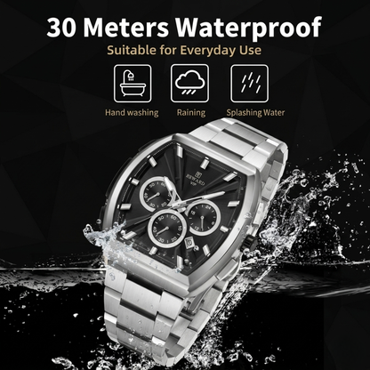 Premium & Trendy Men's Luxury Sport Chronograph Watch with Box - Perfect For Gifts