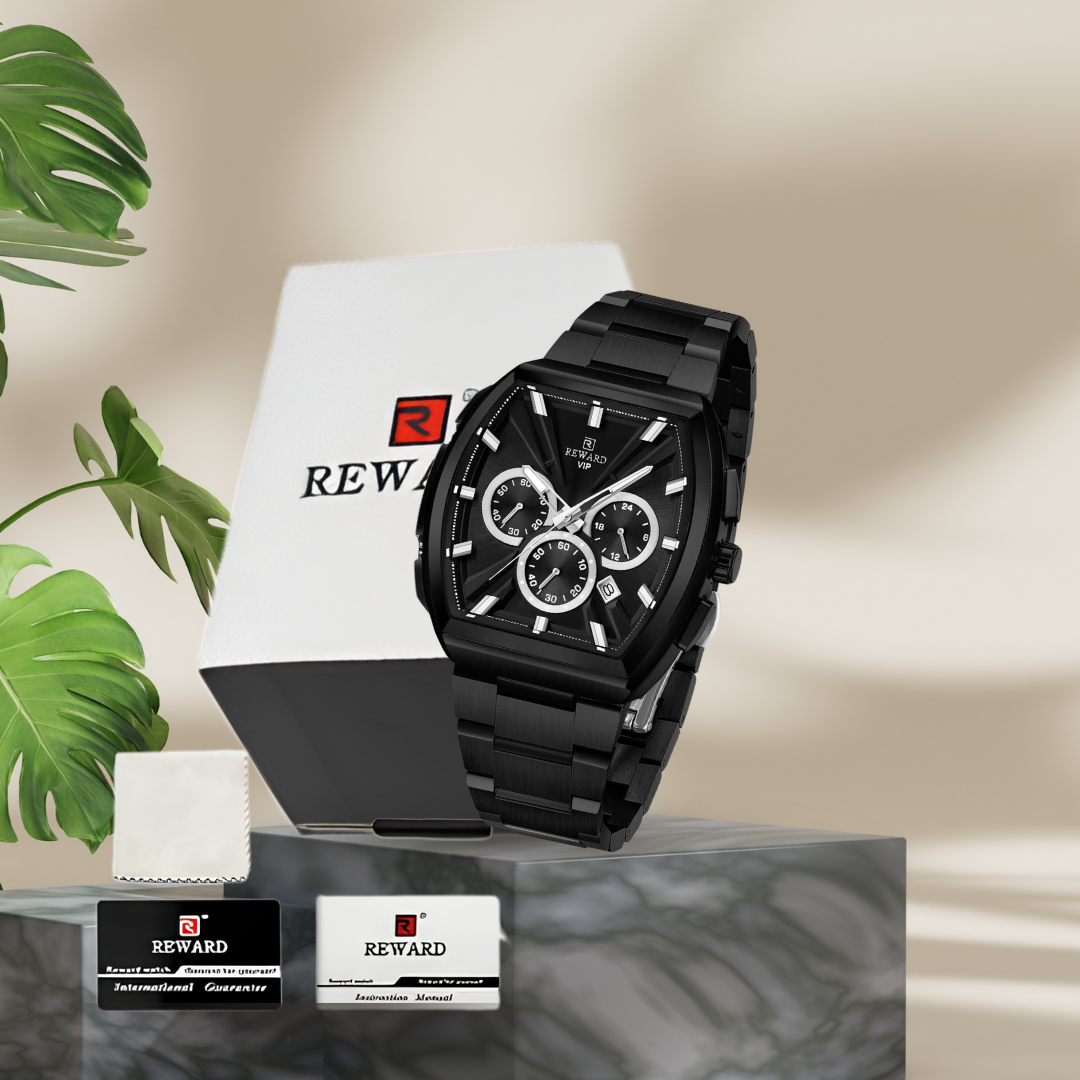 Premium & Trendy Men's Luxury Sport Chronograph Watch with Box - Perfect For Gifts