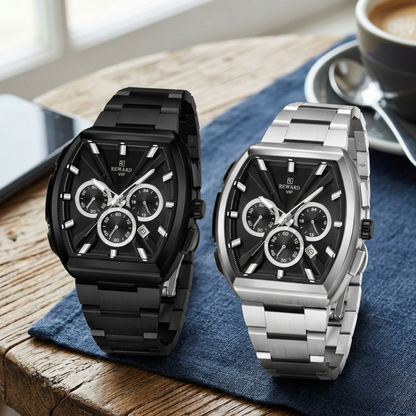 Premium & Trendy Men's Luxury Sport Chronograph Watch with Box - Perfect For Gifts