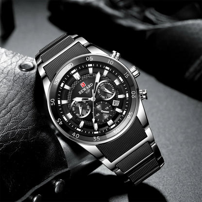 Power on Your Wrist – REWARD Oversized Luxury Sports Watch