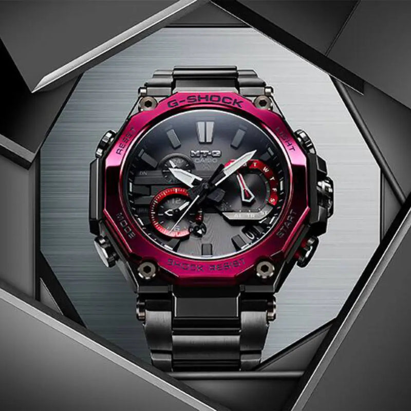 Casio G-Shock MTG MTG-B2000BD-1A4DR Black Dial Stainless Steel Men's Watch detail view