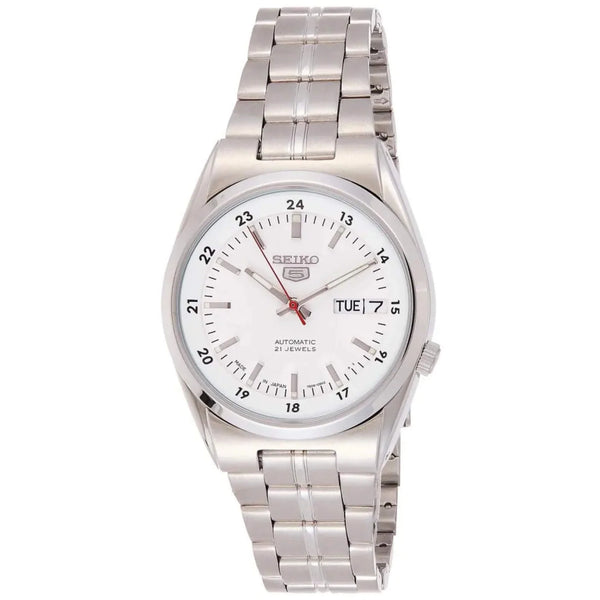 Seiko 5 SNK559J1 21 Jewels Silver Dial Stainless Steel Men's Watch