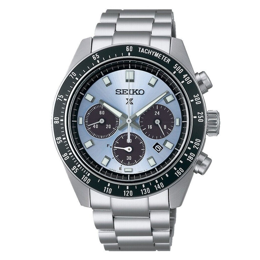 Seiko Prospex SBDL109 (SSC935P1) Speedtimer Solar Chronograph Blue Dial Stainless Steel Men's Watch