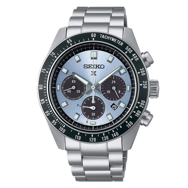 Seiko Prospex SBDL109 (SSC935P1) Speedtimer Solar Chronograph Blue Dial Stainless Steel Men's Watch
