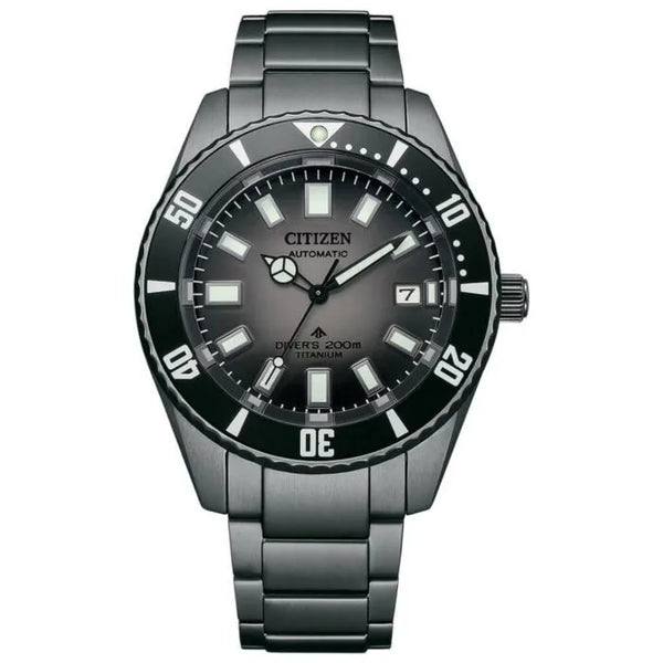 Citizen Promaster Diver Automatic NB6025-59H Grey Dial 41mm Super Titanium Men's Watch