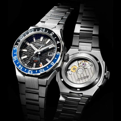 Citizen Series 8 GMT NB6031-56E Batman Black Dial 41mm Stainless Steel Men's Watch