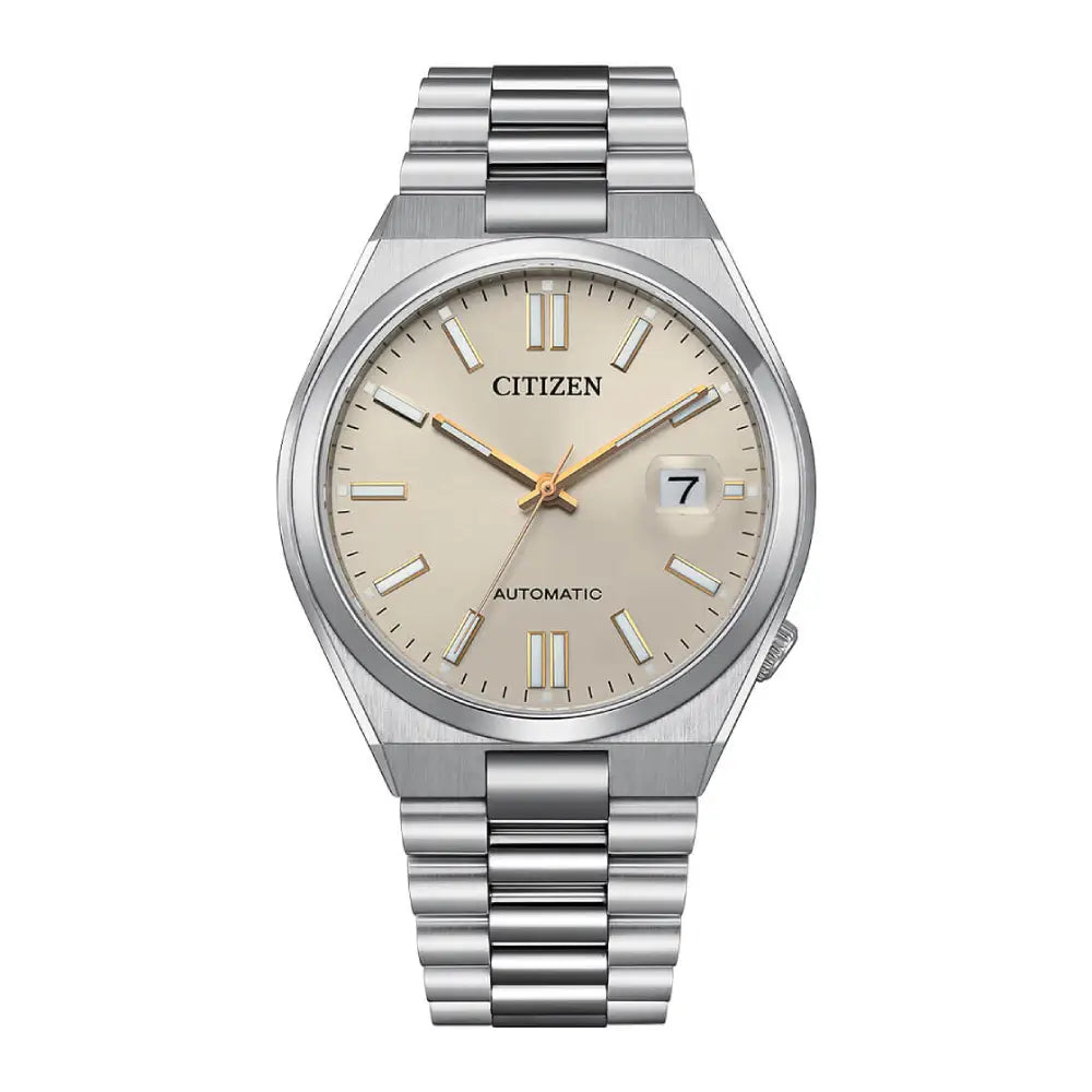 Citizen Tsuyosa NJ0151-88W Beige Dial 40mm Stainless Steel Men's  Watch