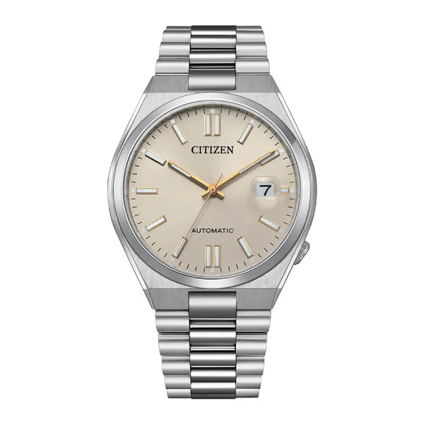 Citizen Tsuyosa NJ0151-88W Beige Dial 40mm Stainless Steel Men's  Watch
