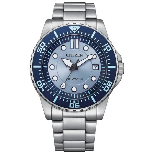 Citizen Mechanical NJ0178-81M Light Blue Dial 43mm Stainless Steel Men's Watch
