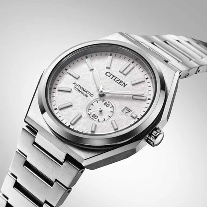 Citizen Zenshin Super Titanium Automatic NJ0180-80A White Dial 40.5mm Titanium Men's Watch