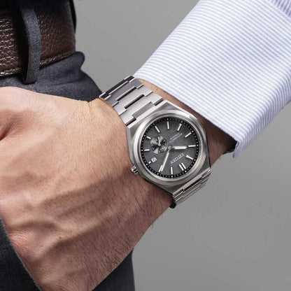 Citizen Zenshin Super Titanium Automatic NJ0180-80H Grey Dial 40.5mm Titanium Men's Watch