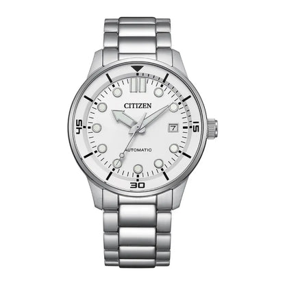 Citizen Automatic NJ0191-83A White Dial 40mm Stainless Steel Men's Watch