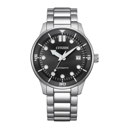 Citizen Automatic NJ0191-83E Black Dial 40mm Stainless Steel Men's Watch