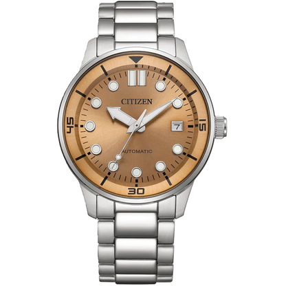 Citizen Automatic NJ0191-83X Brown Dial 40mm Stainless Steel Men's Watch