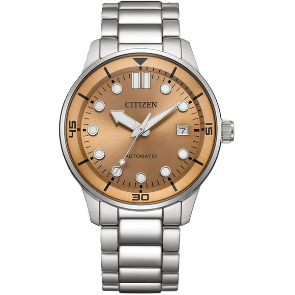Citizen Automatic NJ0191-83X Brown Dial 40mm Stainless Steel Men's Watch