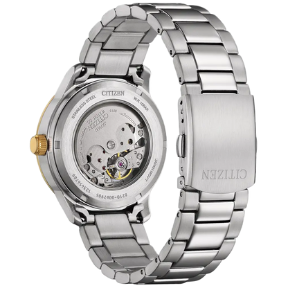 Citizen Automatic NJ0196-80X Green Dial Stainless Steel Men's Watch