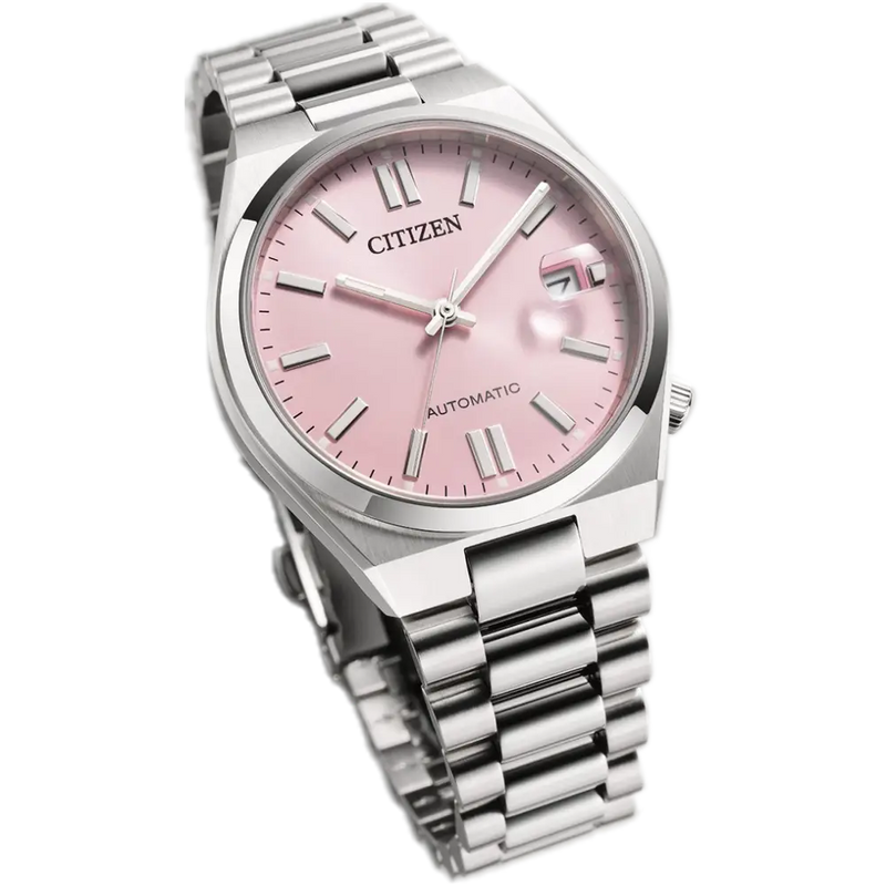 Citizen Tsuyosa NJ0200-50Z Pink Dial 37mm Stainless Steel Women's Watch detail view