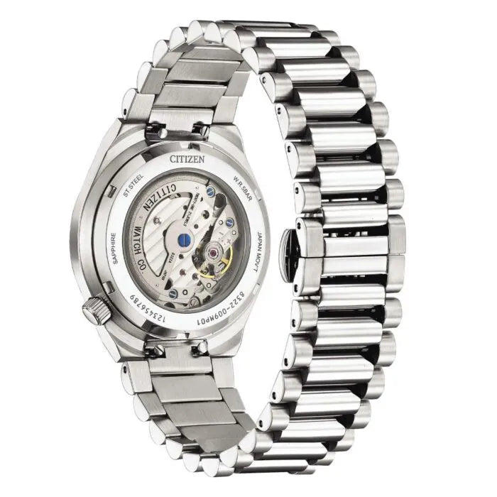 Citizen Tsuyosa Small Seconds Automatic NK5010-51X Green Dial 40mm Stainless Steel Men's Watch detail view