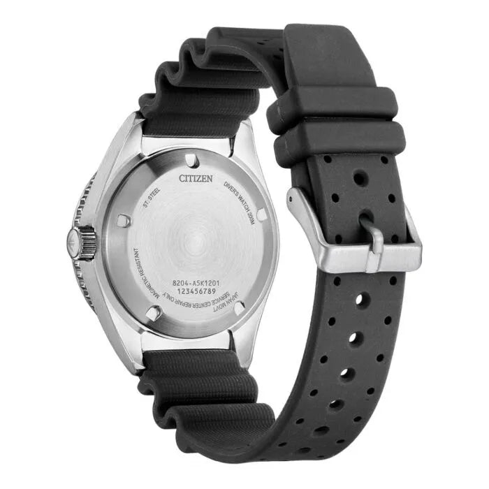 Citizen Promaster Marine NY0120-01E Black Dial 41mm Rubber Strap Men's Watch