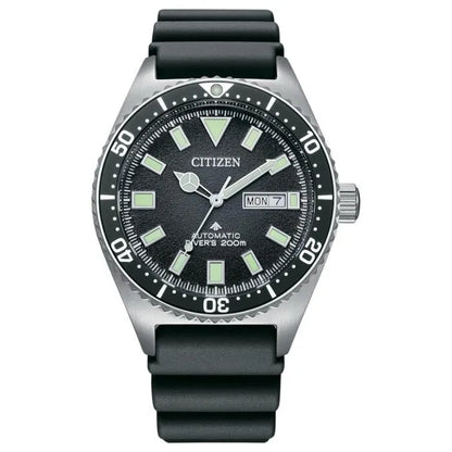 Citizen Promaster Marine NY0120-01E Black Dial 41mm Rubber Strap Men's Watch