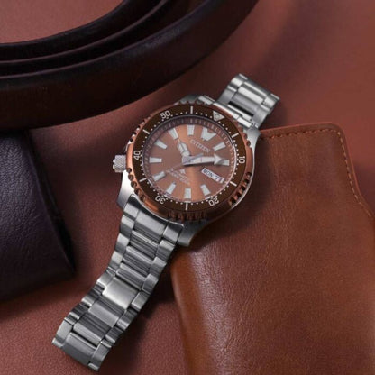 Citizen Promaster Dive Automatic NY0164-65X Copper Dial 42mm Stainless Steel Men's Watch