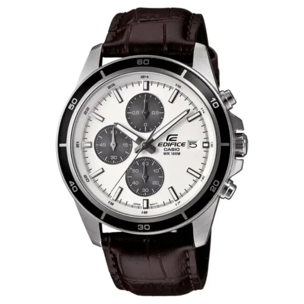 Casio Edifice Standard Chronograph EFR-526L-7AVUDF White Dial Stainless Steel Men's Watch