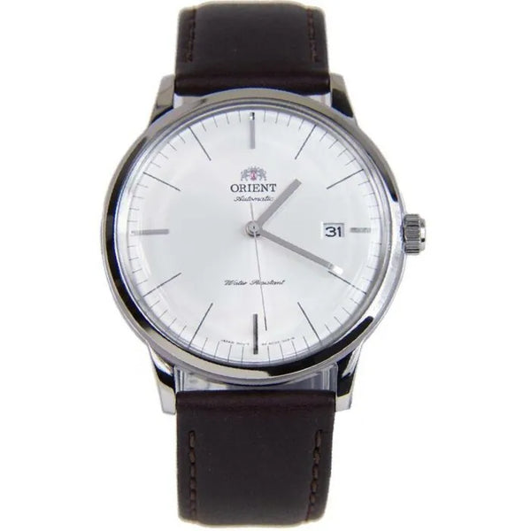 Orient SAC0000EW0 Bambino White Dial Automatic 40.5mm Leather Strap Men's Watch