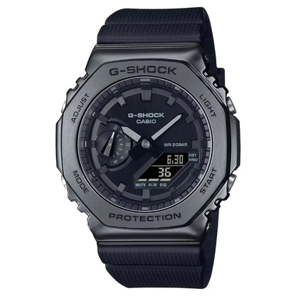 Casio G-Shock GM-2100BB-1ADR Black Dial Resin Strap Men's Watch
