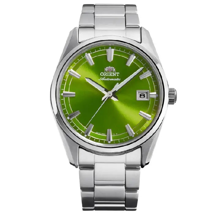 Orient Contemporary Stretto Date Mechanical Special Edition RA-AC0R05E Green Dial 38.5mm Stainless Steel Men's Watch